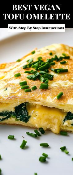 Image for Best Vegan Tofu Omelette Tofu Omelette, Quick Vegan, Vegan Tofu, Omelette Recipe, Nutritious Breakfast, Tofu Recipes, Hey There, Super Easy, The Go