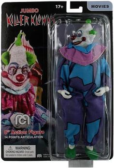 an action figure from the movie it's a clown