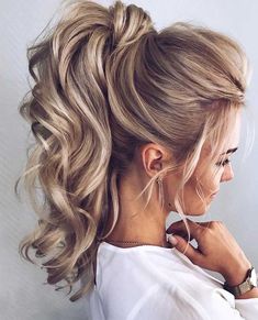 Diy Ponytail, Night Hairstyles, Ponytail Hairstyles Easy, Simple Ponytails, A Ponytail, Trending Hairstyles, Box Braids Hairstyles, Ponytail Hairstyles, Trendy Hairstyles