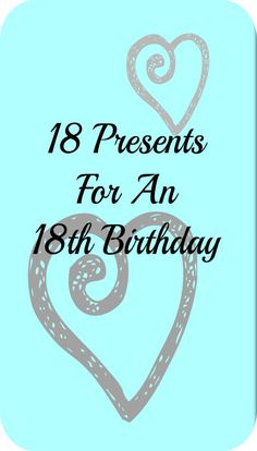 18 presents for an 18th birthday 18th Birthday Ideas For Girls, 18th Birthday Ideas For Boys, 18th Birthday Present Ideas, Girls Presents, Gifts For 18th Birthday, 18th Birthday Gifts For Girls, Presents For Girlfriend, Eighteenth Birthday, Presents For Boys