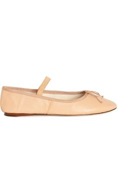 Looks just like the real thing but with a sole that makes it a little more durable and suitable for outdoor wear. 100% lamb leather with a padded foot bed, elastic strap and bow detail. Loeffler Randall Shoes, Loeffler Randall, Outdoor Wear, Ballet Flat, Bow Detail, Ballet Flats, Ballet, Elastic, Bed