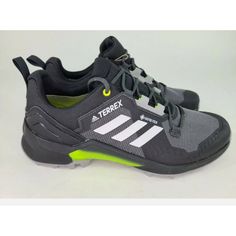 Adidas Terrex Swift R3 Gtx Gore-Tex Men's Hiking Sneakers Black Fw2770 Size 9.5. No Box Athletic Models, Hiking Sneakers, Adidas Terrex, Hiking Shoes, Gore Tex, Black Adidas, Sneakers Black, Adidas Men, Swift