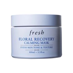 Shop Fresh Floral Recovery Calming Mask at Bluemercury. An overnight face mask that is clinically proven to calm signs of sensitivity - redness, uneven tone, and rough texture—for an even toned complexion. Enjoy free samples with all orders. Even Skin Tone Products, Overnight Face Mask, Fresh Skincare, Overnight Mask, Rough Texture, Healthy Beauty, Rough Skin, Body Treatments, Uneven Skin