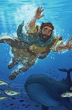 a man riding on the back of a whale under water