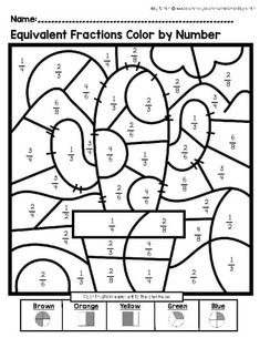 the color by number worksheet for addition and subtractions to help students learn