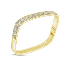 DescriptionSquare Shape Bangle Metal DetailsMetal Type: 14KMetal Weight: 22.00 GRBangle Width: 7mmSide Diamond DetailsCarat: 2.25CT Square Shape, Gold Bracelet, Bangles, Yellow Gold, Rose Gold, Square, Gold