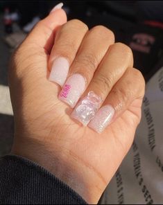 Baddie Pink Nails, Simple Short Nail Designs, Pink Nails Acrylic, Nails With Butterfly, Nails Coffin Short, Butterfly Moon, Diy Acrylic Nails, Cute Acrylic Nail Designs, Work Nails