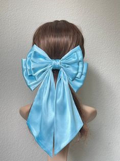 Big Bow Hair Clip Adult Hair Bows Hair Bow Hair Barrette - Etsy Bow Hairstyles, Hairstyles For Gowns, Types Of Bows, Hairstyles Design, Designer Hair Accessories, Boho Beauty, Bows Hair