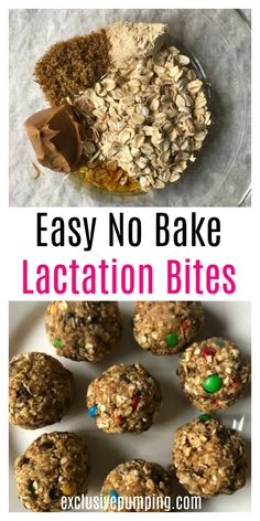 These no bake lactation bites are super easy, delicious, and can help boost your milk supply! Click to make these lactation balls or pin for later! #lactation #bites #milksupply Breastmilk Cookies, Milk Supply Foods, Breastfeeding Cookies, Boost Milk Supply, Breastfeeding Foods