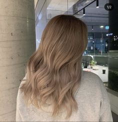 Milk Tea Blonde Hair, Medium Hair Korean, Korean Hairstyle Medium, Hairstyle Medium Hair, Long Hair Korean, Short Hair Korean, Korean Hairstyle Long, Korean Hairstyle Ideas, Ash Brown Hair Balayage