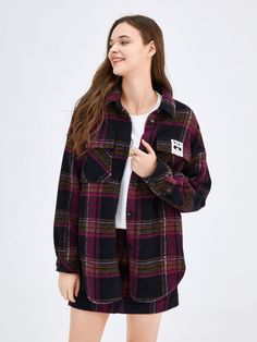 Details: Flat pocket on front Pair with Rust Flannel Jacket Materials & Care: 88.7% Polyester, 11.3% Wool Dry clean Do not bleach Size & Fit: Model is 5'7", Bust 32, Waist 24, Hips 35, wearing a size S Item #: HK3SK067D Flannel Skirt, Tapered Sweatpants, Comfortable Clothes, Flannel Jacket, Fleece Sweatpants, White Rhinestone, Plaid Shorts, Flannel Material, Skirts With Pockets