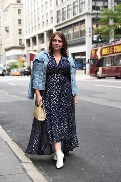 Blue Outfit Plus Size, Plus Size Herbst, Plus Size Black Dresses, Leandra Medine, Sukienki Plus Size, Plus Size Fall Fashion, Plus Size Fall Outfit