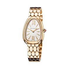 BVLGARI Watches - SERPENTI SEDUTTORI WATCH 103147 | Manfredi Jewels Serpenti Seduttori Watch, Rose Gold Diamond Bracelet, Bulgari Watch, Bulgari Serpenti, Rose Gold Crown, Bvlgari Serpenti, Bracelets Gold Diamond, Rose Gold Case, Sapphire Color