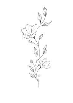 Small Flower Stencil Tattoo, Floral Line Tattoo Design, Simple Small Flower Drawing, Female Arm Tattoo Stencils, Simple Chest Tattoos For Women, Simple Flowers Tattoo Design, Flower Line Work Tattoo Design, Flower Tattoo Drawings Simple, Line Art Flowers Tattoo