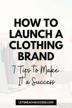 Launch Clothing Brand, Starting A Fashion Business, How To Make A Clothing Brand, Clothing Business Plan, Clothing Brand Planning, How To Start Own Clothing Brand, Cloth Business Ideas, Making A Clothing Brand, Clothing Brand Launch Ideas