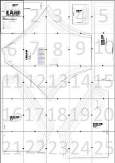 an image of a blueprint with numbers and lines on the bottom half of it