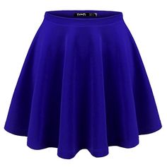 Twinth Women's Basic Solid Versatile Stretchy Flared Casual Mini Skater Skirt Color: Royalblue Size: Medium Nwot, Never Worn. Red Skater Skirt, Short Flared Skirt, Blue Skater Skirt, Pleated Flare Skirt, Red Pleated Skirt, Flared Skater Skirt, Blue Pleated Skirt, Black Skater Skirts, Pleated Skirt Short