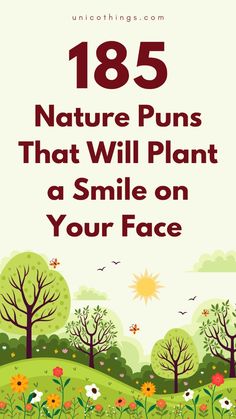 the cover of an article about nature puns that will plant a smile on your face