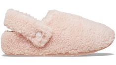 The Crocs Adults' Classic Cozzzy Slippers feature foam construction with soft Sherpa. | Crocs Adults Classic Cozzzy Slippers (Size M7/W9) | Academy Sports & Outdoors Womens Slides Sandals, Pink Clay, Those Days, Womens Slides, Staying In, Womens Slippers, Suede Leather, Faux Fur, Slippers