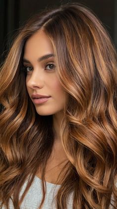 Trendy Reflejos Chocolate Caramelo 🍫 Baby Lights Caramelo, Rich Hair Color, Baby Lights, Hair Techniques, Balayage Brunette, Fall Hair Colors, Trend Forecasting, Cool Hair Color, Brunettes