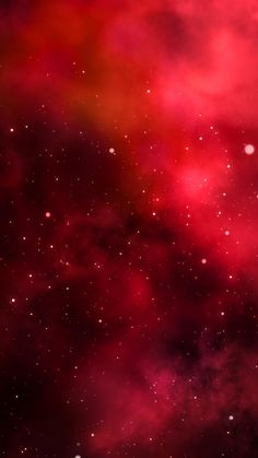 red and black space filled with lots of stars