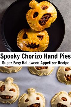 spooky chorizo hand pies are super easy halloween appetizer recipe