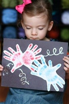 Preschool crafts for the New Year! Simple and cute! Fireworks crafts and more! www.pintsizedtreasures.com Footprint Fireworks, Fireworks Handprint Craft, Handprint Fireworks, New Year’s Eve Handprint Craft, Little Firecracker Footprint, Fireworks Crafts, Firework Salt Painting For Kids, Firework Craft, News Years Crafts For Kids