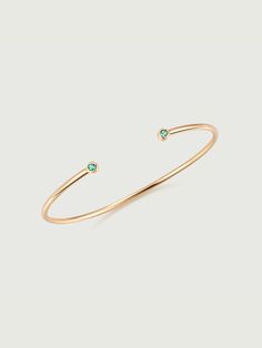 Bezel Set Emerald Bangle Morganite Necklace, Emerald Birthstone, Rich Green, Recycled Silver, Emerald Gemstone, Cuff Earrings, Morganite, Rarity, Bezel Setting