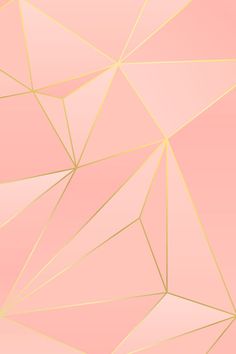 an abstract pink background with gold lines