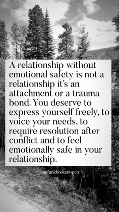 a black and white photo with a quote on it that says, a relationship without emotion is