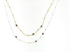 Delicate ruby necklace with minimalist style and yellow gold plated, with extension to lengthen, perfect for any occasion and to combine with other necklaces, stote diameter: 3 mm (0-1/8 inin) Dainty Gold Ruby Necklace, Dainty Ruby Necklaces, Stackable Necklaces, Malachite Necklace, Aquamarine Necklace, Ruby Necklace, Necklace Minimalist, Ruby Stone, Silver 925 Necklace