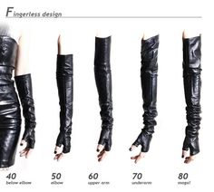 Leather Gloves Aesthetic, Goth Magazine, Goth Gloves, Gloves Aesthetic, Fingerless Leather Gloves, Designer Gloves, Gloves Fingerless, Gothic Emo, Fashion Gloves