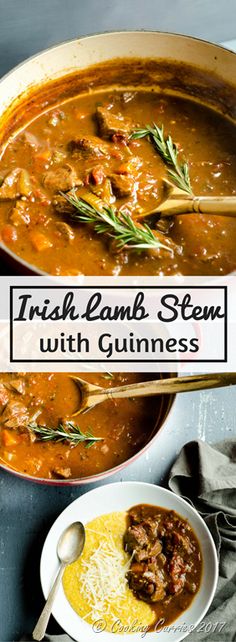 irish lamb stew with guinness and parmesan cheese