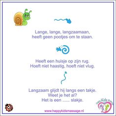 a poem written in german with an image of two snails and one snail on it