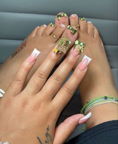 Duck Nail, Duck Nails, Colored Acrylic Nails, French Tip Acrylic Nails, Glow Nails, French Acrylic Nails