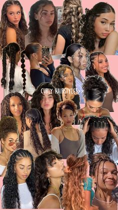 Quick Curly Hairstyles, Curly Hair Videos, Quick Natural Hair Styles, Cute Curly Hairstyles