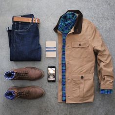 Atuendo casual para un día cualquiera Fashion Ideas For Men, J Crew Boots, Der Gentleman, Men's Outfits, Gentleman Style