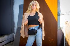 ⁠HOW TO WEAR:⁠ THE ORLANDO BELT BAG pairs well with a blazer and denim OR pairs well with your leggings when running to the gym or walking your dog.⁠ ⁠ This bags versatility is unmatched.⁠ 🙌⁠ ⁠ Walking Your Dog, How To Better Yourself, The Gym