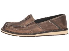 Ariat Cruiser Women's Slip on Shoes Metallic Bronze Outdoor Slip-ons With Textured Sole, Outdoor Ortholite Insole Slip-ons, Outdoor Leather Footbed Slip-ons, Casual Brown Slip-ons For Outdoor, Ariat Cruisers, Women's Slip On Shoes, Vans Slip On, Sneakers Outfit, Ladies Dress Design