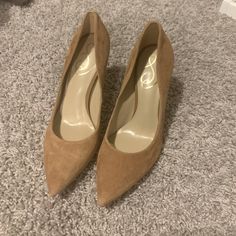 Suede Brown Pumps- Perfect For Fall And Winter Classic Beige Suede Heels, Beige High Heels With Suede Lining, Brown Pumps, Sam Edelman Shoes, Suede Shoes, Fall And Winter, Sam Edelman, Shoes Women Heels, Shoes Heels