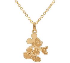 A gold silhouette of everyone's favorite mouse creates the fun, fashionable look of this Mickey Mouse pendant. From Disney. Gold Mickey Mouse Jewelry For Gift, Gold Disney Mickey Mouse Jewelry, Disney Gold Mickey Mouse Jewelry, Disney Mickey Mouse Gold Jewelry, Mickey Mouse Accessories, Mickey Mouse Outfit, Purple Watch, Mouse Outfit, Purple Cases