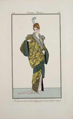 an illustration of a woman in yellow and black clothing