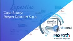 the case study boschh revoth spa is displayed in front of a blue and white background