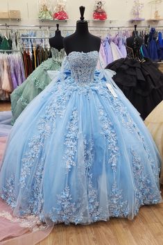 Sea Blue Quinceanera Dresses, Blue And Pink Quinceanera Theme, Pink Quinceanera Theme, Baby Blue Quinceanera, Blue Quinceanera Dresses, Quinceanera Stuff, Quinceanera Theme, Pink Quinceanera