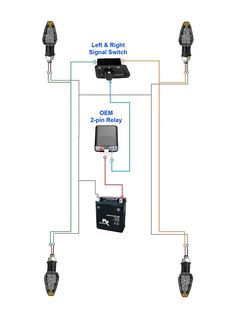 the wiring diagram for an off grid solar system with two lights and one light switch