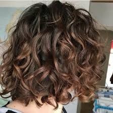 Short Curly Hair Styles, Natural Curly Hair Cuts, Colored Curly Hair, Medium Curly Hair Styles, Curly Hair Inspiration, Brown Highlights, Permed Hairstyles