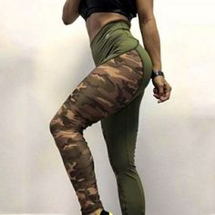 Gender:Women Item Type:Leggings Waist Type:High Material:Polyester Thickness:Standard Length:Ankle-Length Pattern Type:Solid Fabric Type:Broadcloth Style:Casual Feature1:Outdoor sports Feature2:camouflage printed sweatpants Feature3:yoga high waist elastic hip wrinkles Feature4:tight breathable cycling sports pants Service:Retail Dropshipping wholesale accepted Fitted Tights For Gym In Fall, Casual Stretch Thigh-high Tights, Camouflage Fitted Bottoms For Athleisure, Casual Thigh High Stretch Tights, Casual Thigh-high Stretch Tights, Fitted Camouflage Workout Bottoms, Fitted Camouflage Leggings For Sports, Fitted Full Length Camouflage Pants, Stretch High-waist Camouflage Bottoms