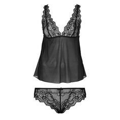 Dress Length: Above Knee, MiniMaterial: Nylon, LaceCollar: V-NeckDecoration: BowSleeve Length: Sleeveless SKU: 1755575 Sheer Sleeveless Camisole For Sleep, Sleeveless Sheer Slip For Sleep, Simply Dress, Lace Bra Set, Lace Set, 2017 Fashion Trends, Women Nightwear, Black Women Fashion, Fashion 2017