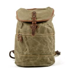 This Mens Canvas Vintage Backpack Rucksack Drawstring is perfect for men who is looking for a stylish and versatile accessory. It features a unique outlook with drawstring closure, allowing you to store your items securely. It is perfect for school, work, travel, or any other occasion, making it a great choice for anyone. It is easy to carry, while still providing enough space for all your essentials. It is sure to make a statement.     ITEM STRUCTURE   
- 1 x Main Compartment 
- 1 x Flap Buckle Casual Rectangular Duffle Bag For Outdoor, Casual Rectangular Leather Backpack For Outdoor, Casual Outdoor Backpack Bag, Casual Khaki Duffle Bag For Outdoor, Green Casual Duffle Bag For Outdoor, Khaki Softback Backpack For Travel, Casual Green Duffle Bag For Outdoor, Casual Khaki Duffle Bag For Travel, Casual Green Canvas Backpack