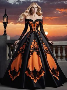 Tailor Stitching, Calming Pictures, Gothic Dresses, Fairy Dresses, Dresses Aesthetic, Poster Photo, Steampunk Clothing, Gothic Dress, Fantasy Dress